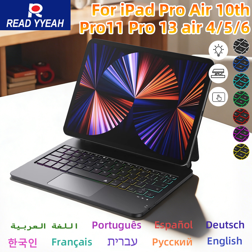 Magnetic Case Smart - คีย์บอร์ด READYYEAH Magic Keyboard สำหรับ iPad