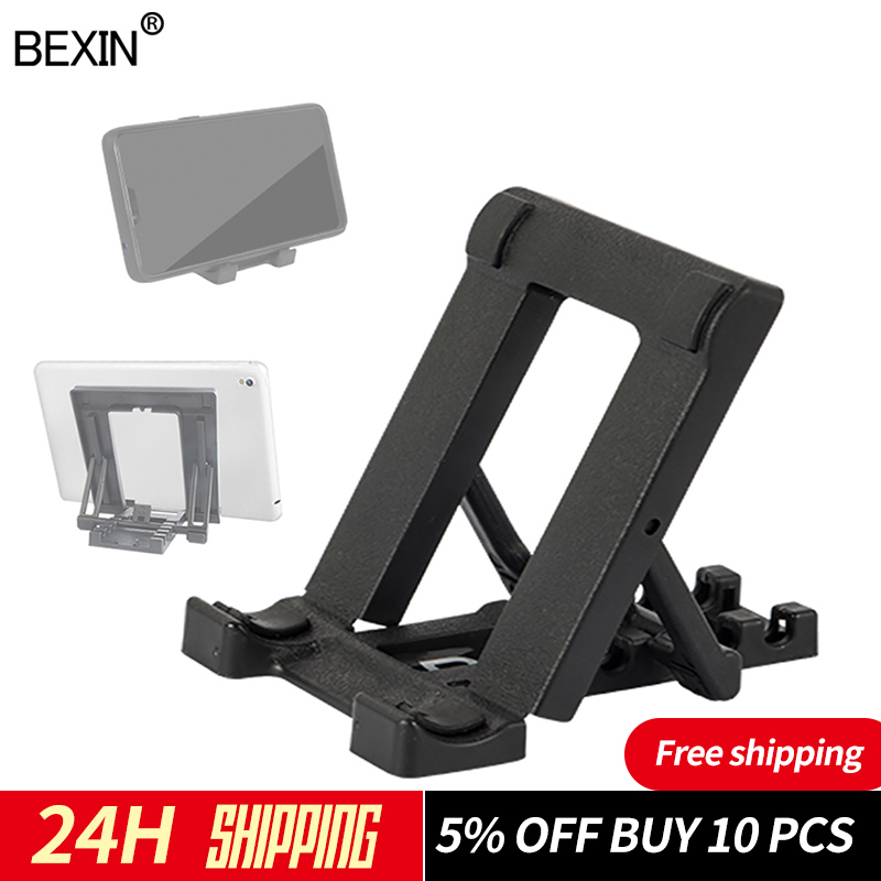 Graphic Tablet Accessories - ขาตั้งโทรศัพท์แบบพกพา BEXIN สำหรับตั้งโต๊ะ ปรับมุมได้ พับเก็บได้ สำหรับโทรศัพท์มือถือและแท็บเล็ต