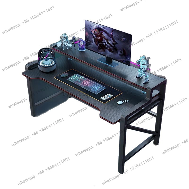Office Table Accessories Unique - โต๊ะทำงานสไตล์โมเดิร์นทันสมัย อุปกรณ์เสริมเพื่อการพักผ่อนที่ไม่เหมือนใคร โต๊ะคอมพิวเตอร์สำหรับเล่นเกม โต๊ะเขียนหนังสือข้างเตียง เฟอร์นิเจอร์โต๊ะทำงาน