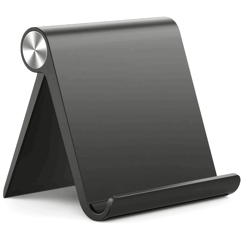 Graphic Tablet Accessories - แท็บเล็ตและโทรศัพท์แบบพกพาแบบปรับได้ - แท่นวางเดสก์ท็อปแบบพับได้พร้อมที่หนีบที่ปลอดภัย วัสดุ PP ที่ทนทาน