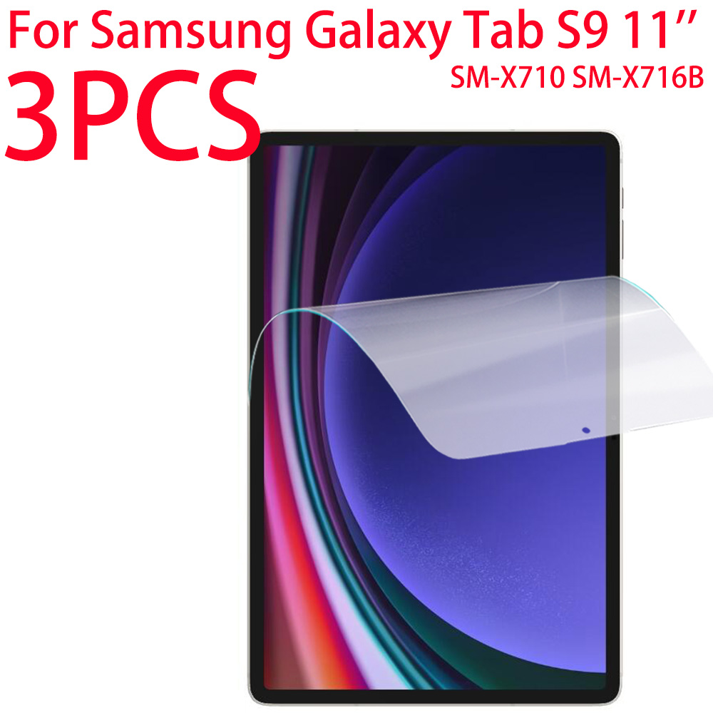 Galaxy Tablet Accessories - 3แพ็คPETฟิล์มกันรอยหน้าจอสําหรับSamsung Galaxy Tab S9 WiFi 5G