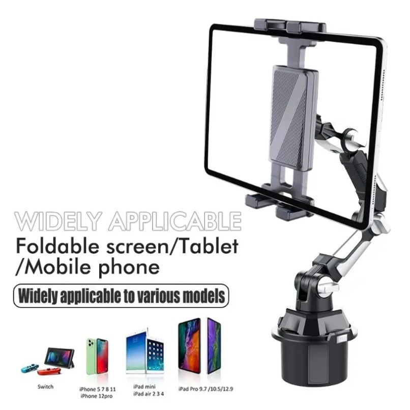 Accessories For Android Tablet - ที่วางแก้วในรถยนต์ ที่วางโทรศัพท์ แท็บเล็ต หมุนได้ 360 องศา