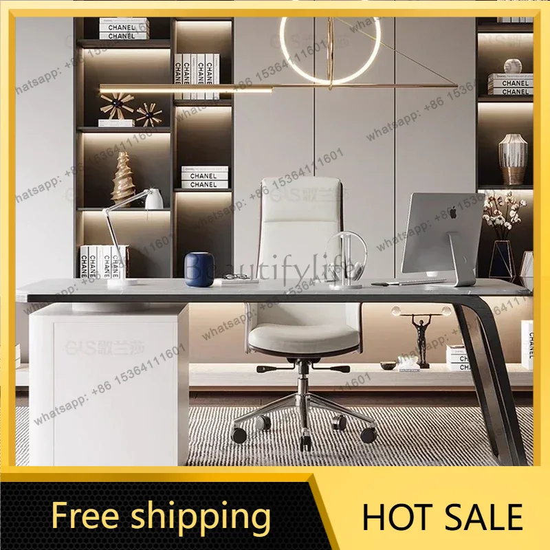 Office Table Accessories Unique - โต๊ะทำงาน LJY Throne Office พร้อมอุปกรณ์เสริม โต๊ะเครื่องแป้ง