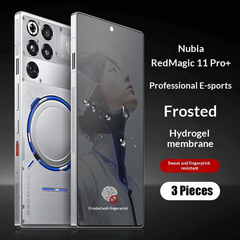 Redmagic Tablet Accessories - 3 ชิ้นฟิล์มไฮโดรเจลเคลือบด้านสำหรับ ZTE nubia RedMagic 11