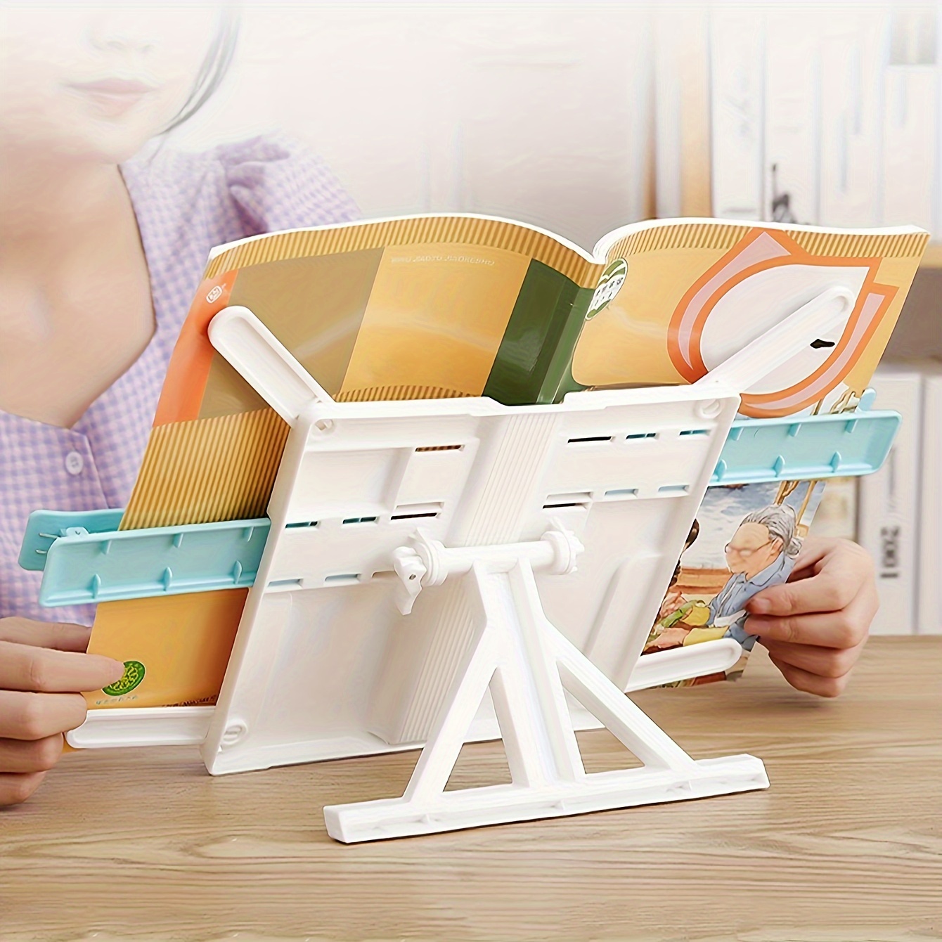 Tablet Accessories For Reading - ที่ใส่หนังสืออ่านหนังสือปรับได้ปรับได้พกพาได้1ชิ้นชั้นรองรับเอกสารชั้นหนังสือแท็บเล็ตสูตรโน้ตดนตรี