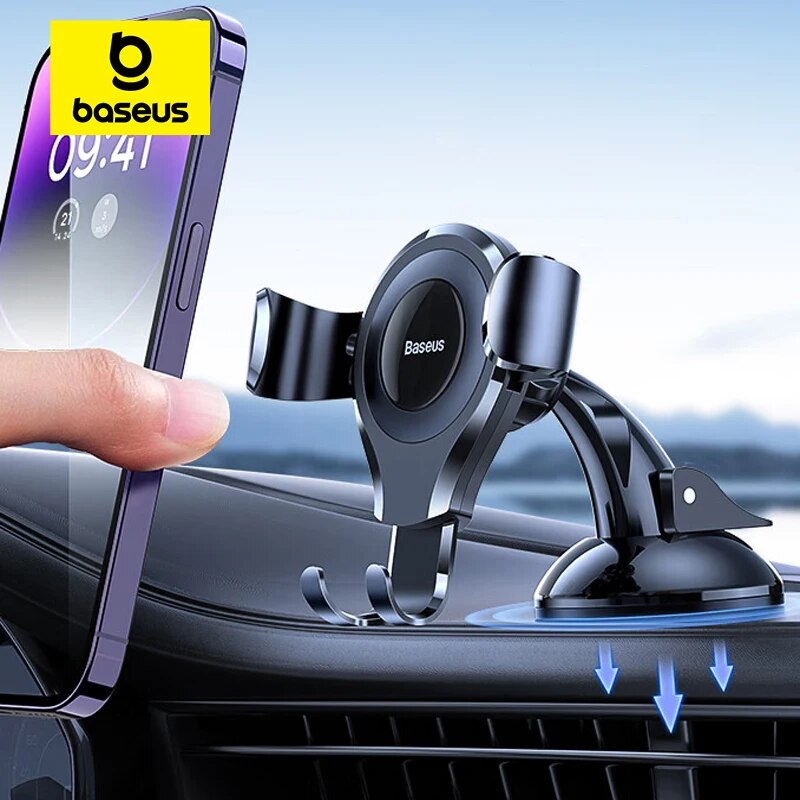 Accessories For Android Tablet - Baseus ที่วางโทรศัพท์ในรถยนต์สําหรับ iPhone Auto Gravity Dashboard