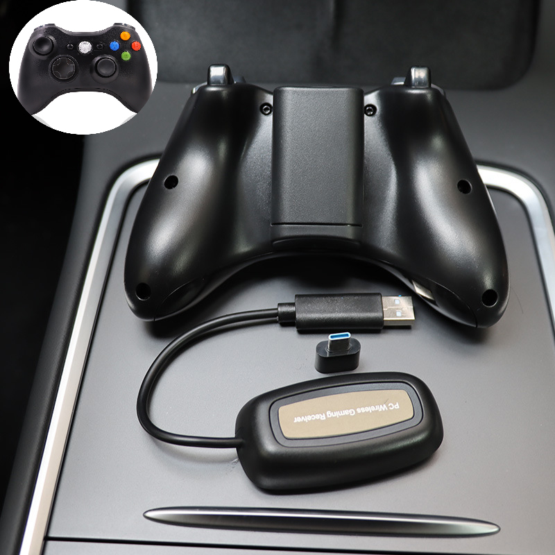 Tesla Tablet Accessories - จอยสติ๊กไร้สายสำหรับเล่นเกมบนหน้าจอ Tesla Model 3 Y S
