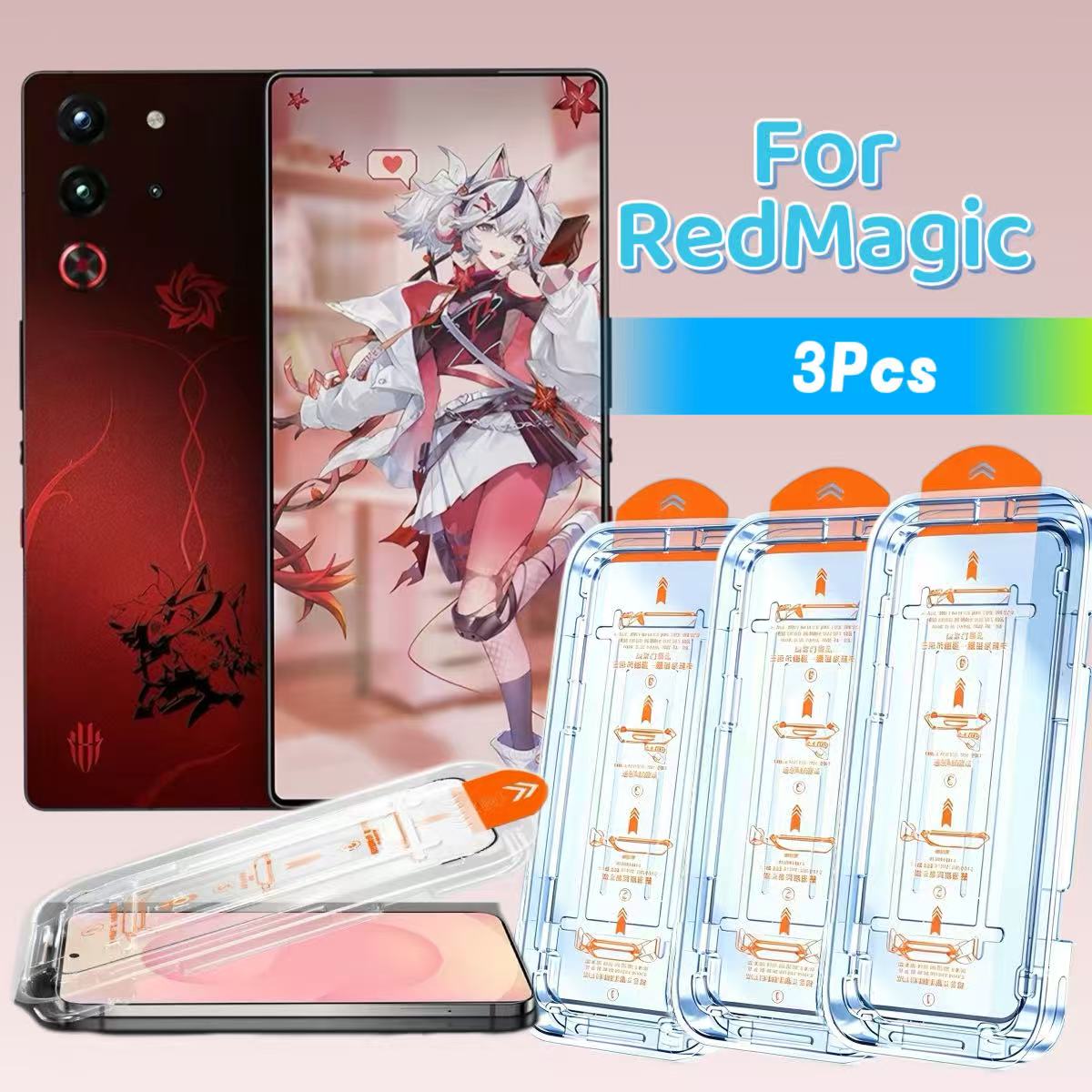 Redmagic Tablet Accessories - 3 ชิ้น HD ฟิล์มป้องกันหน้าจอสำหรับเรดเมจิก 8/9/10/11 โปร