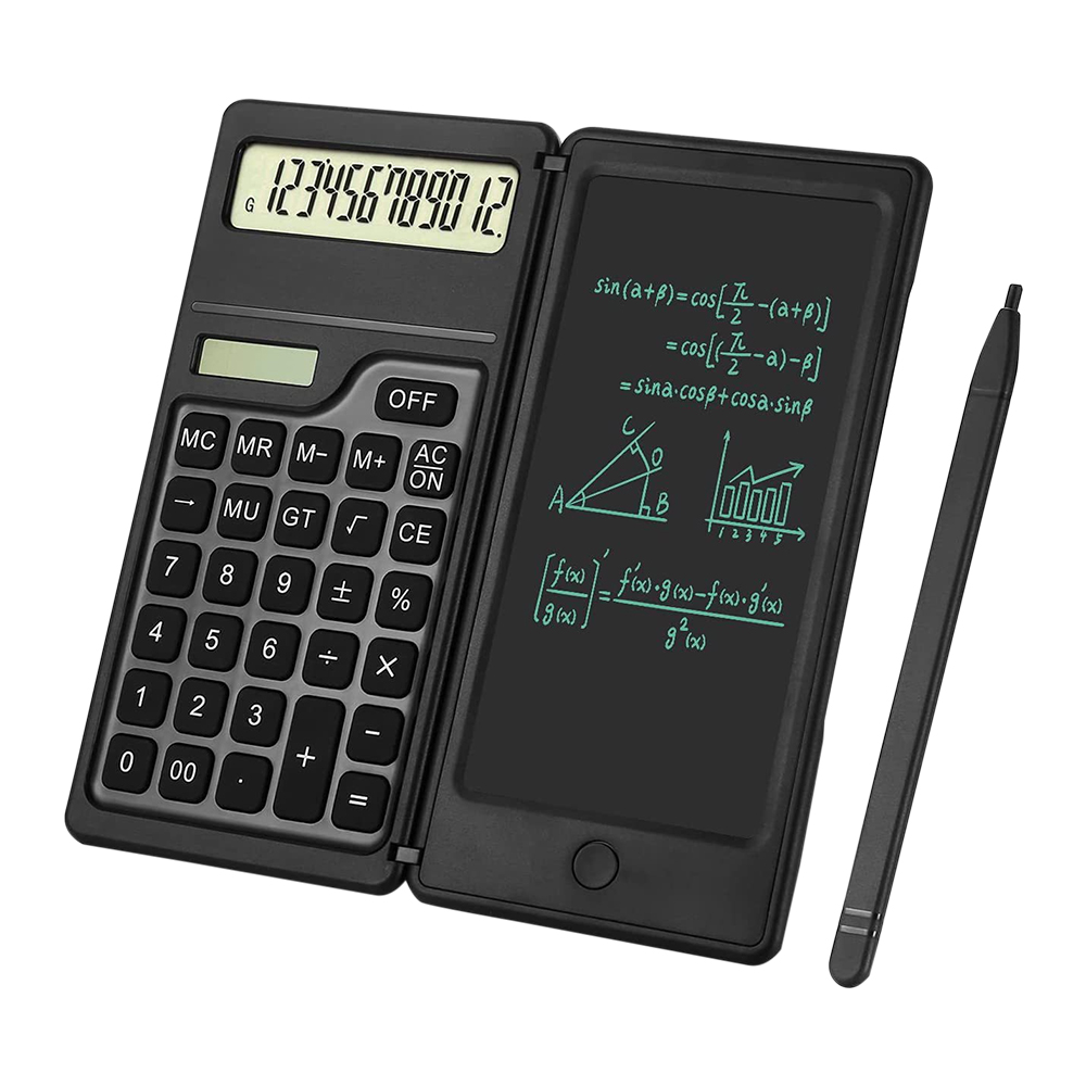 Graphic Tablet Accessories - เครื่องคิดเลขแบบพกพาแท็บเล็ตสำหรับเขียนหน้าจอ LCD แบบพับได้ขนาด6นิ้วเครื่องคิดเลขวิทยาศาสตร์แท็บเล็ตพร้อมปากกาสไตลัส