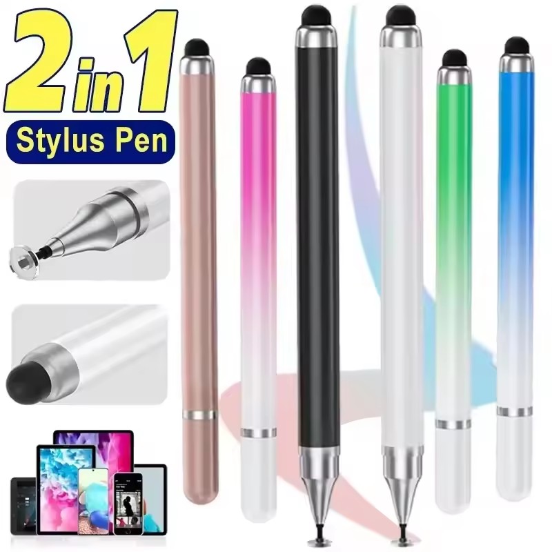 Accessories For Android Tablet - ปากกาสไตลัสอเนกประสงค์ 2 in 1 สำหรับแท็บเล็ต โทรศัพท์มือถือ