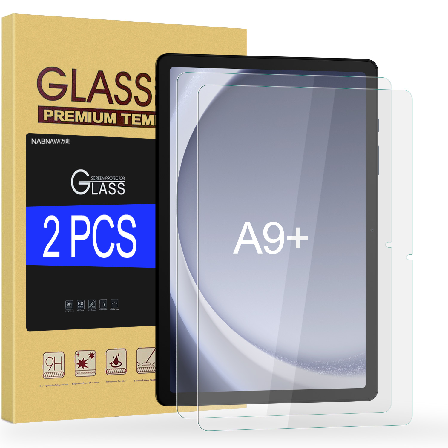 2 ชิ้น HD Scratch Proof Screen - Galaxy Tablet Accessories บทวิจารณ์และราคา