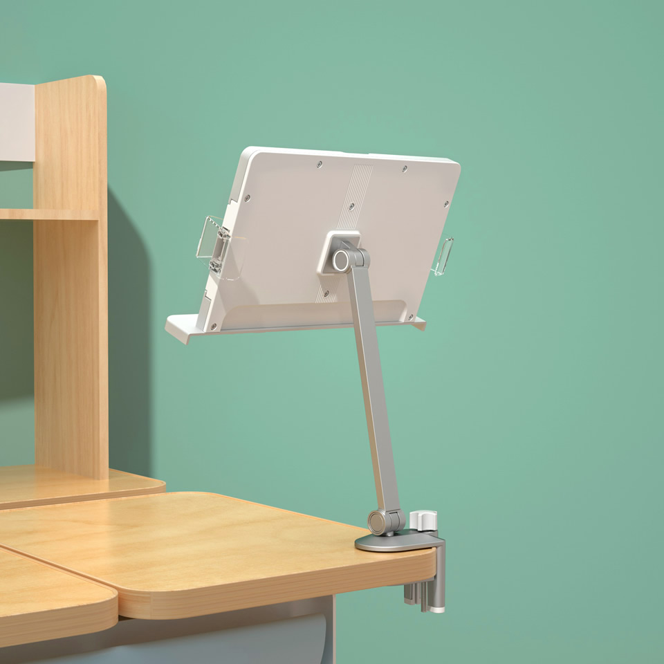 โต๊ะหนีบอลูมิเนียมอ่านหนังสือข - Tablet Accessories For Reading บทวิจารณ์และราคา