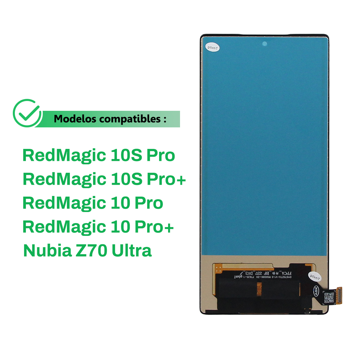 จอแสดงผลสำหรับ ZTE nubia Z70 U - Redmagic Tablet Accessories บทวิจารณ์และราคา