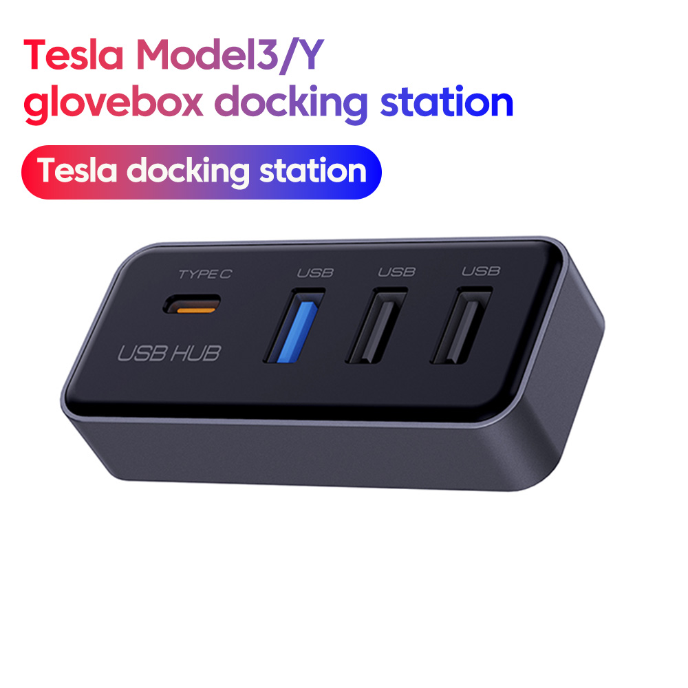 ฮับ USB 4-in-1 สำหรับ Tesla Mo - Usb Hub Type C บทวิจารณ์และราคา