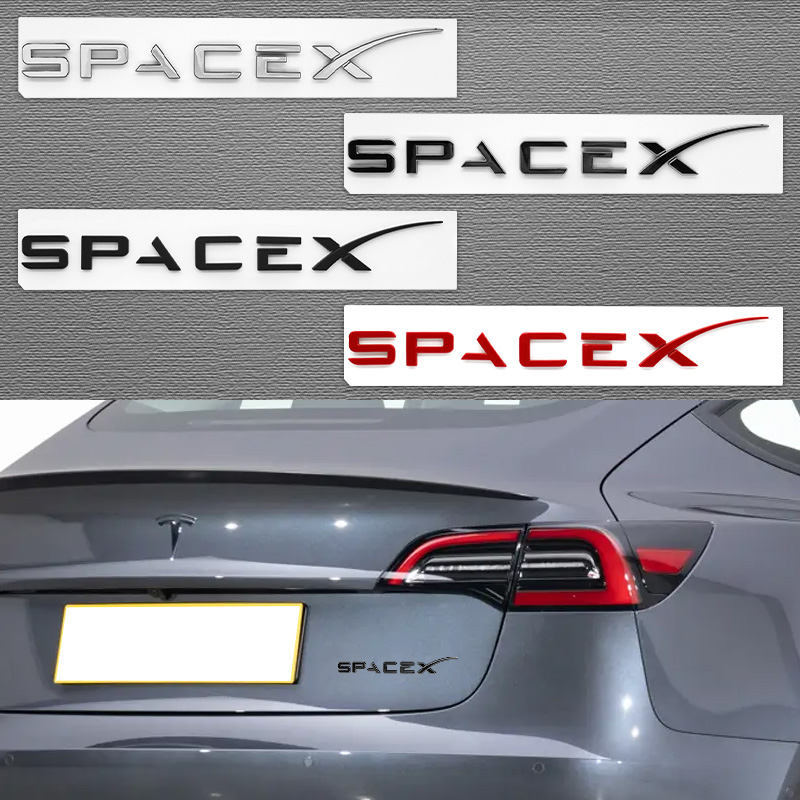 3D ABS โลโก้ตัวอักษรรถ Trunk F - Tesla Tablet Accessories บทวิจารณ์และราคา